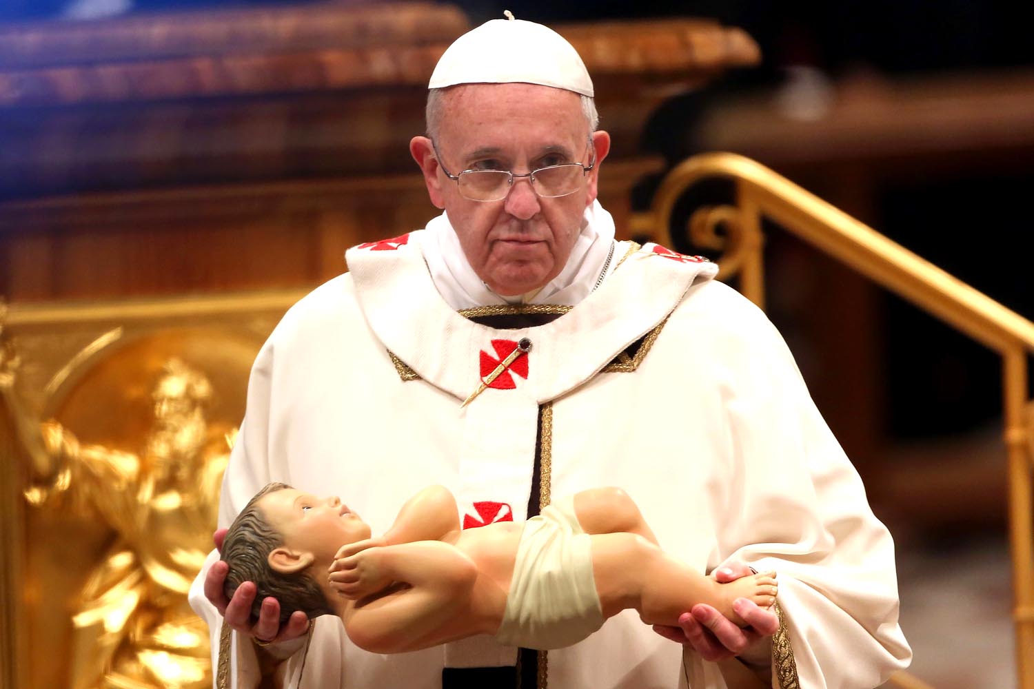 *** BESTPIX *** Pope Francis Celebrates Christmas Night Mass