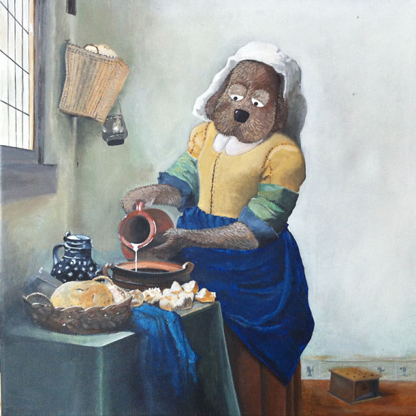 Jan Vermeer "Mlékařka"