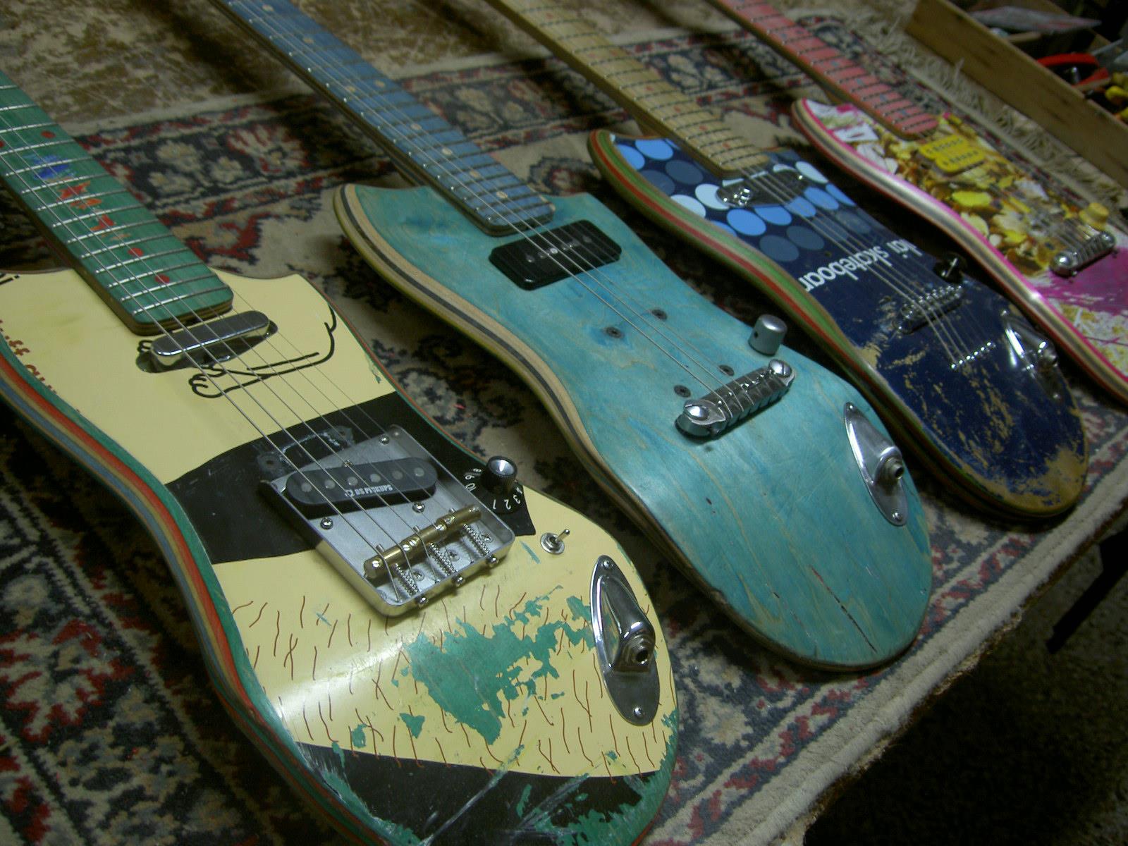 recycled-skateboards-decks-electric-guitars-0