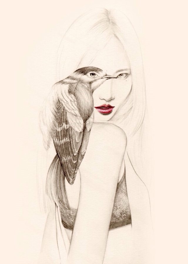 The-Girl-and-The-Birds-Drawings-7