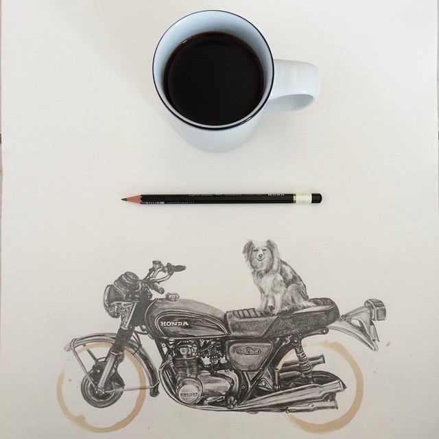 Pencil-Drawings-and-Coffee-Marks-121