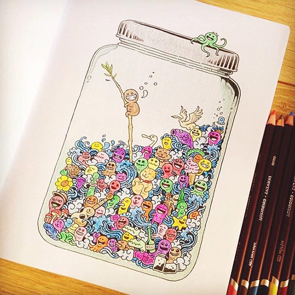 coloring-book-adult-doodle-invasion-kerby-rosanes-11