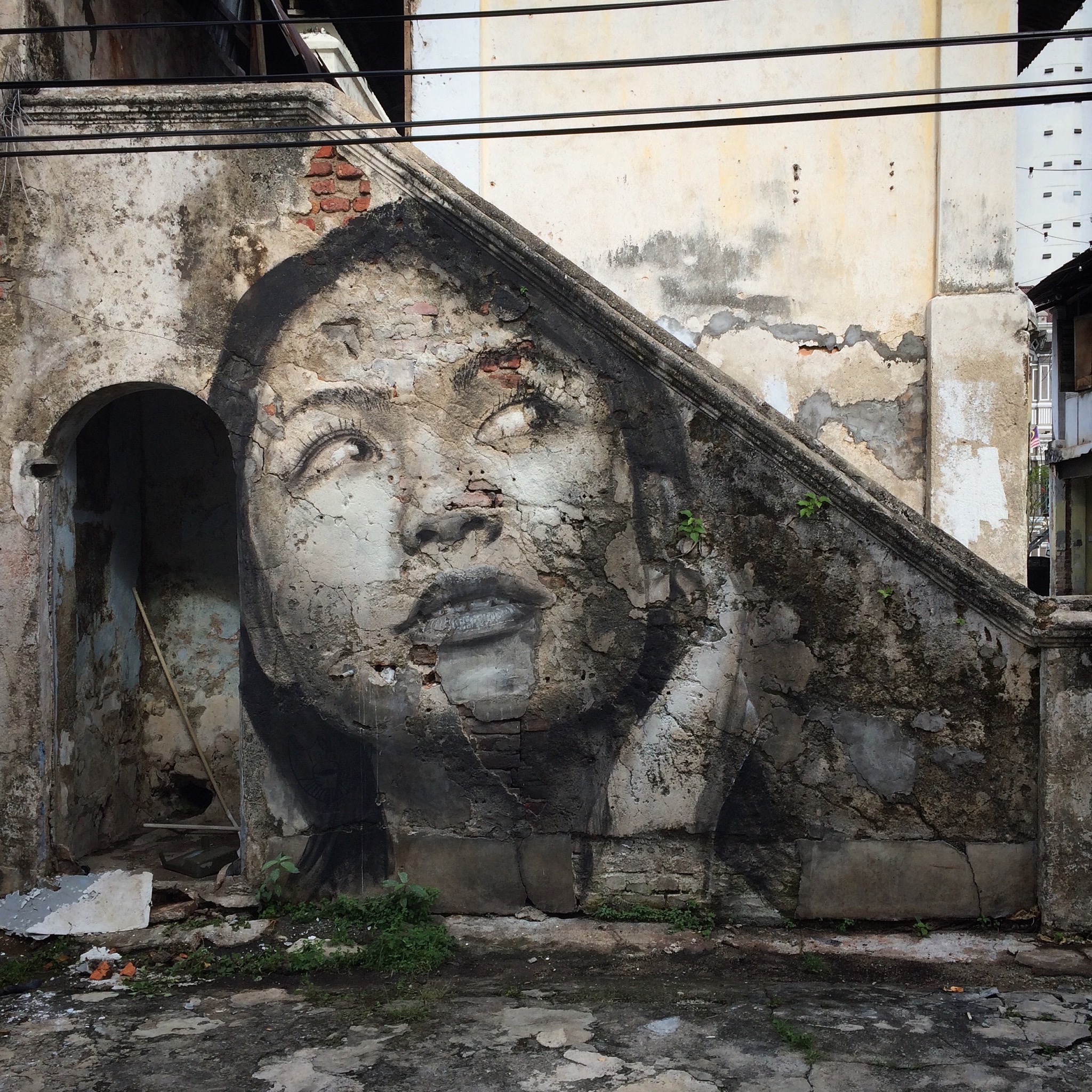 Rone street art Penang