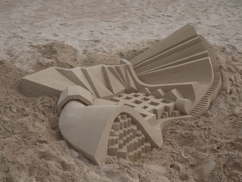 Calvin Seibert - hrady z písku, stavby, architektura