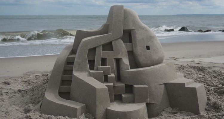 Calvin Seibert - hrady z písku, stavby, architektura