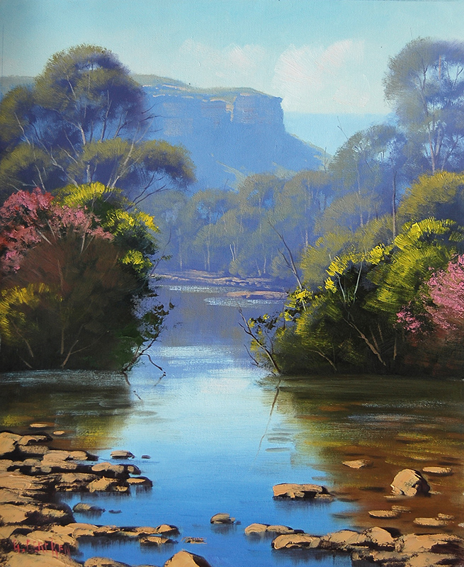 Graham Gercken - olejové malby australské přírody