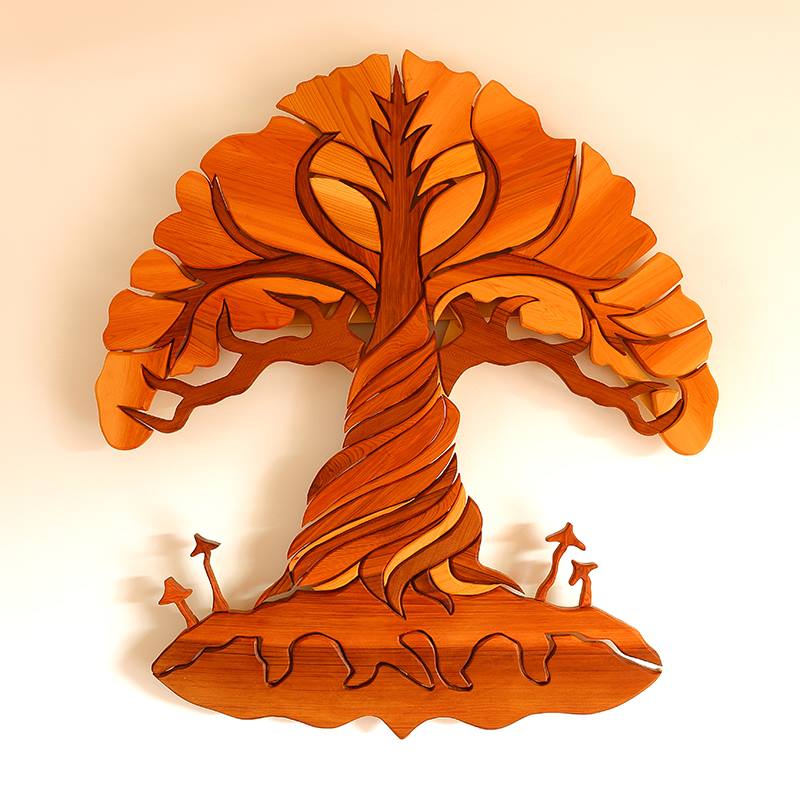 Andy Smith (Garden Elf Creations): Závěsné dřevěné mandaly a symboly