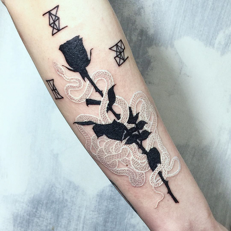 black-and-white-snake-tattoos-mirko-sata-22